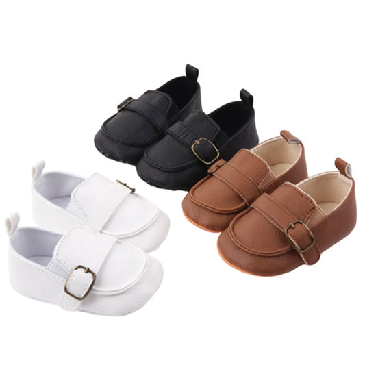 Cute Fashion Solid Shoes -PU Leather, Soft Bottom