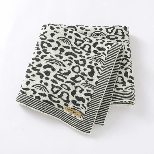 Fashion Leopard Quilts Super Soft 100*80CM
