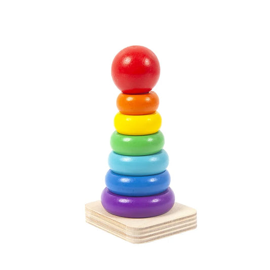 Rainbow Stacking Ring Tower and Stacking Cups